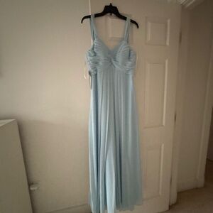 Azazie Sky Blue bridesmaid dress